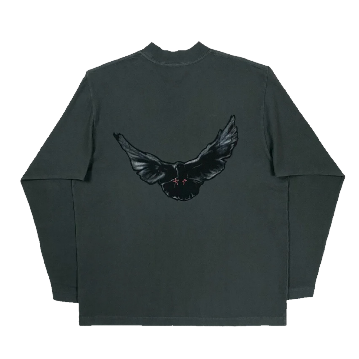 YZY GAP DOVE LONG SLEEVE TEE DARK GREEN (ORIGINAL)