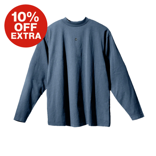 YZY GAP LOGO LONG SLEEVE DARK BLUE (ORIGINAL)