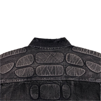 YZY GAP BALENCIAGA WASHED GREY DENIM JACKET (ORIGINAL)