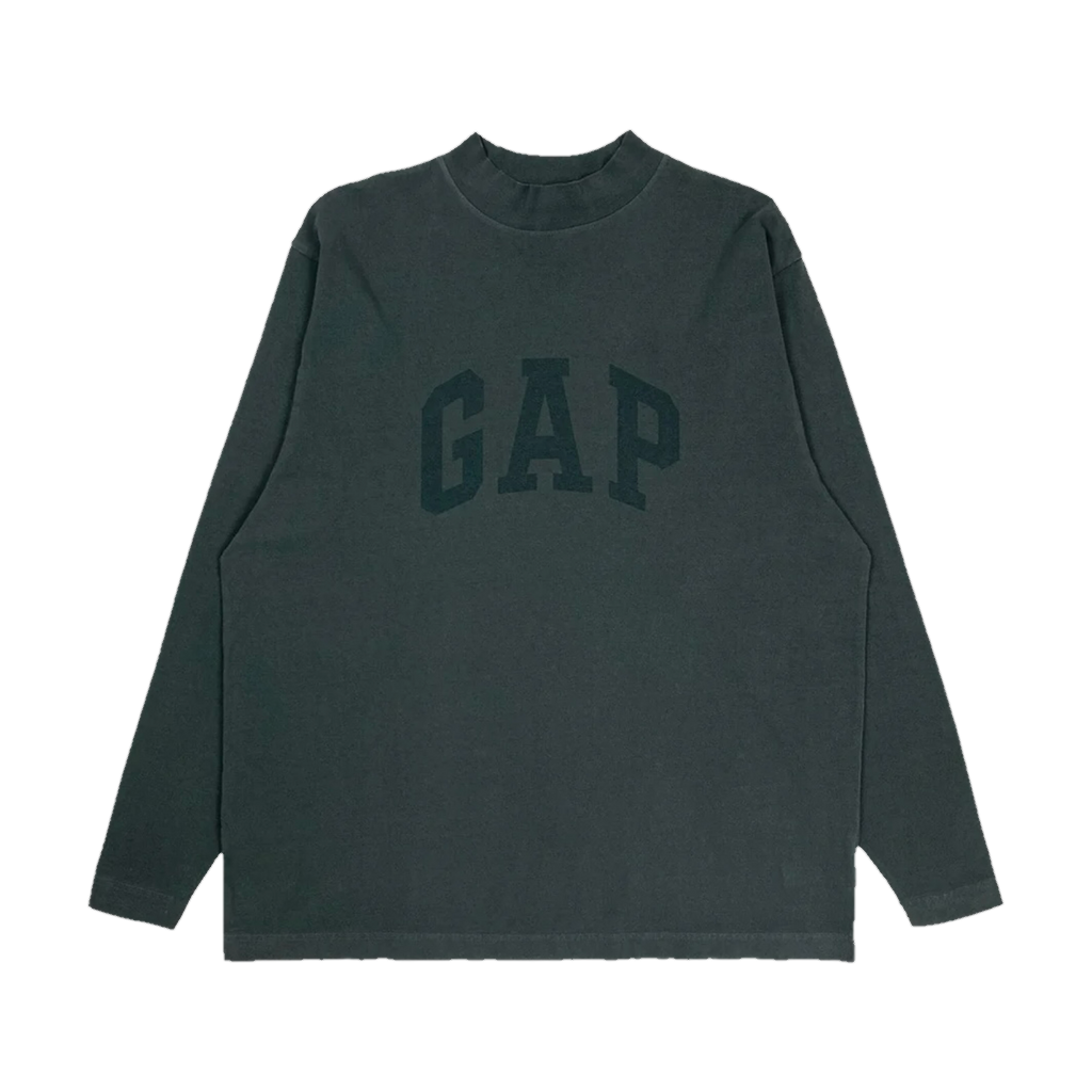 YZY GAP DOVE LONG SLEEVE TEE DARK GREEN (ORIGINAL)