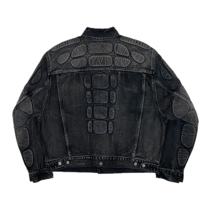 YZY GAP BALENCIAGA WASHED GREY DENIM JACKET (ORIGINAL)
