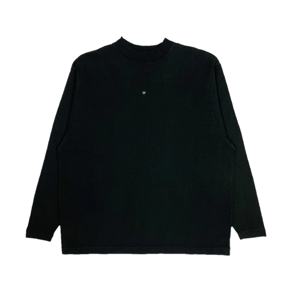 YZY GAP LOGO LONG SLEEVE BLACK (ORIGINAL)
