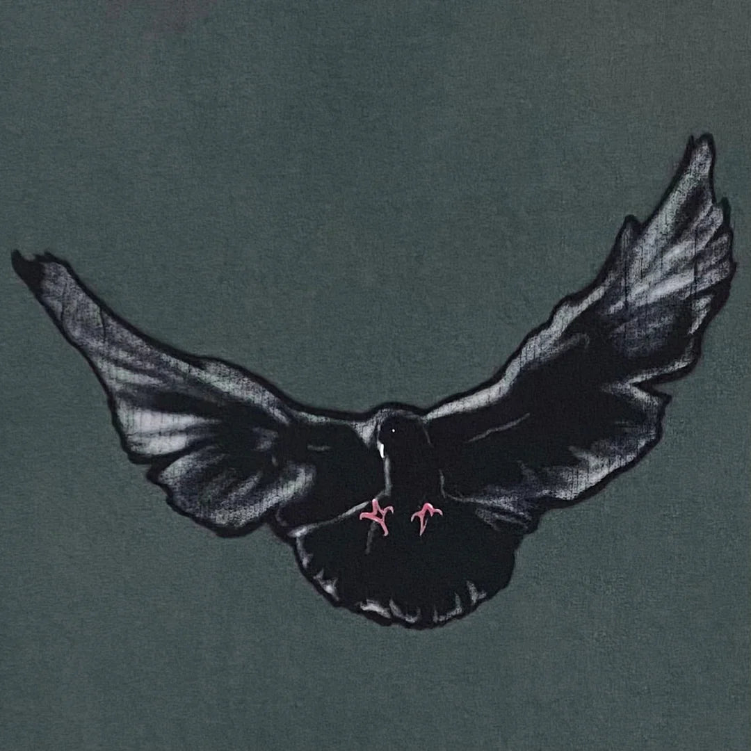 YZY GAP DOVE LONG SLEEVE TEE DARK GREEN (ORIGINAL)