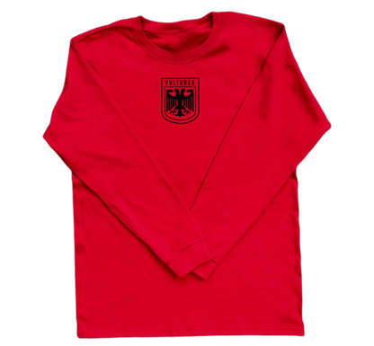 LOGO LONG TEE RED