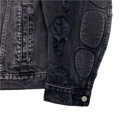 YZY GAP BALENCIAGA WASHED GREY DENIM JACKET (ORIGINAL)