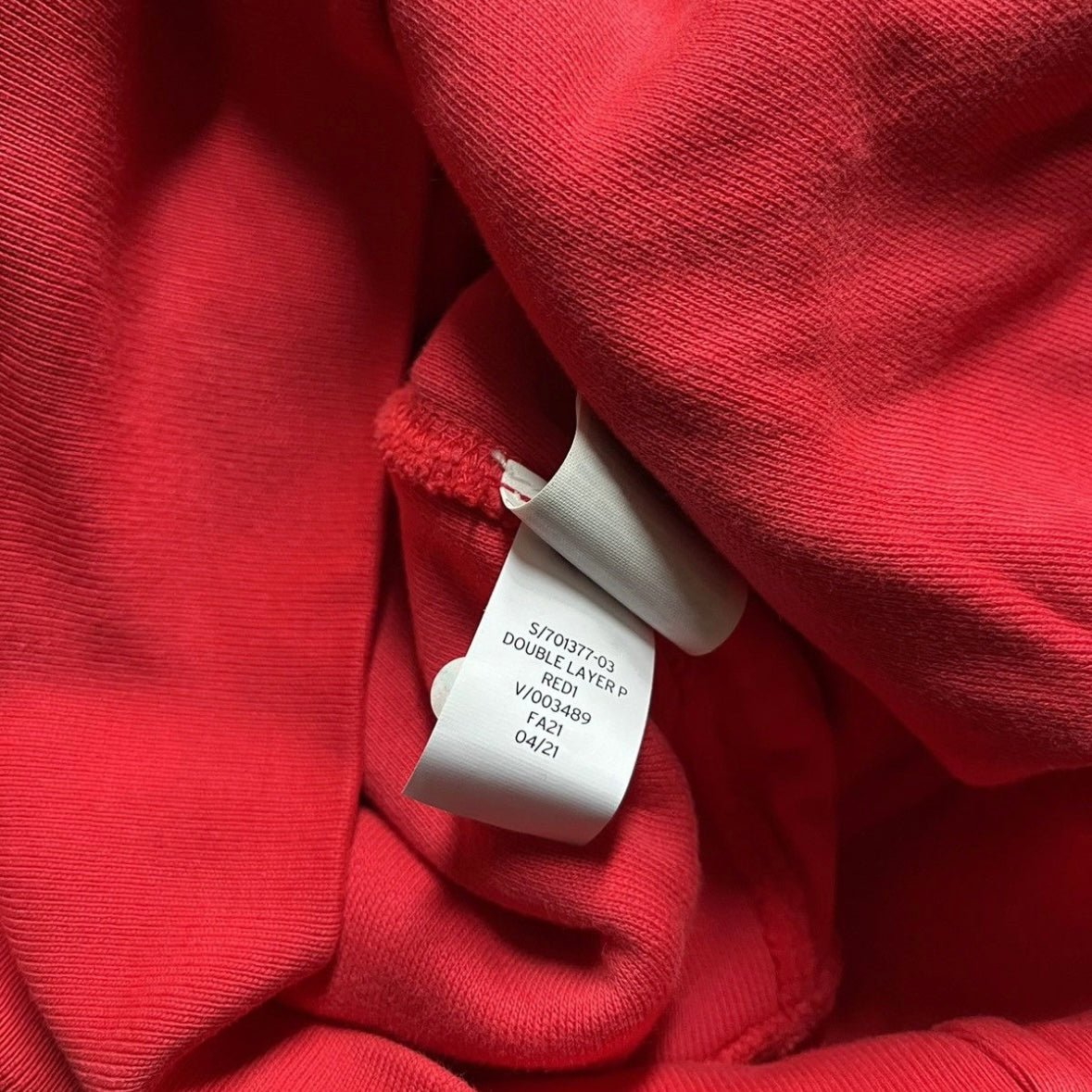 YZY GAP RED PERFECT HOODIE (ORIGINAL)