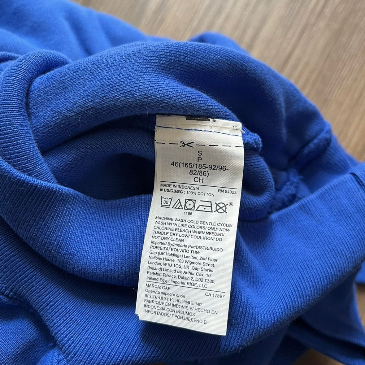 YZY GAP BLUE PERFECT HOODIE (ORIGINAL)