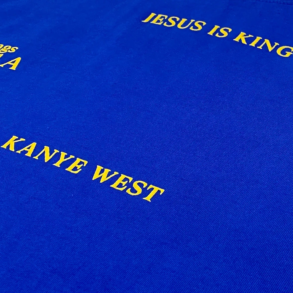 JESUS IS KING VINYL ALBUM TEE