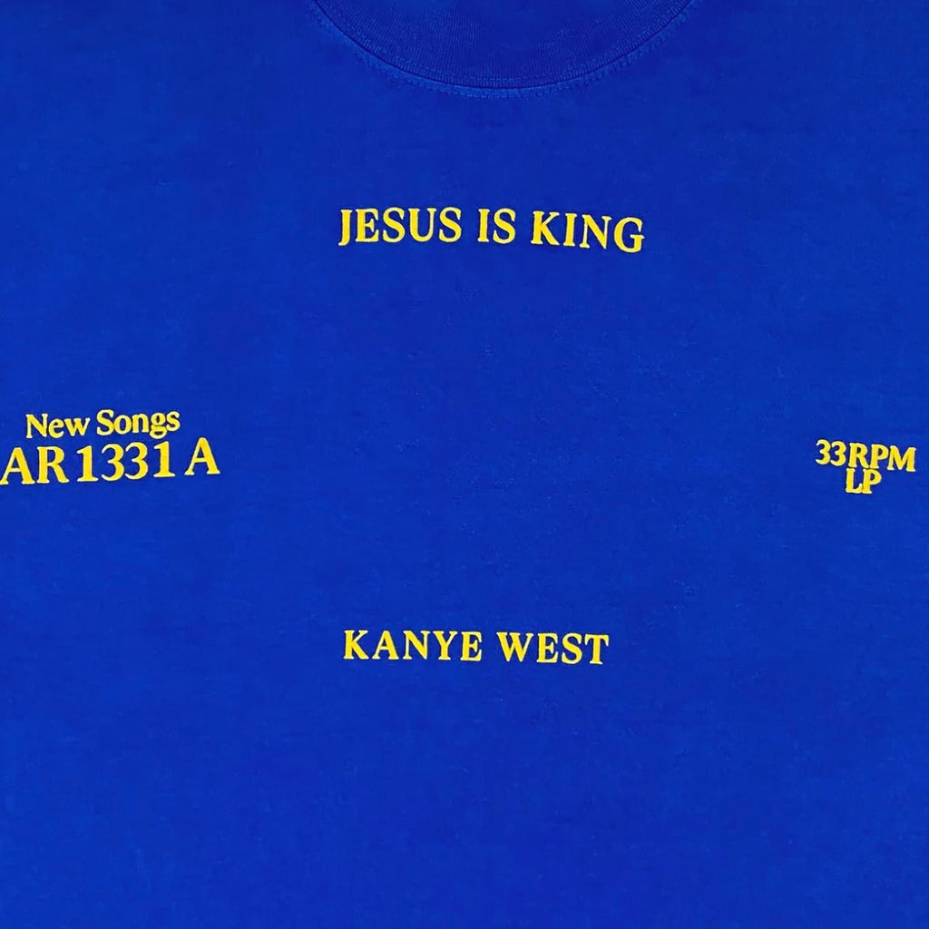 JESUS IS KING VINYL ALBUM TEE
