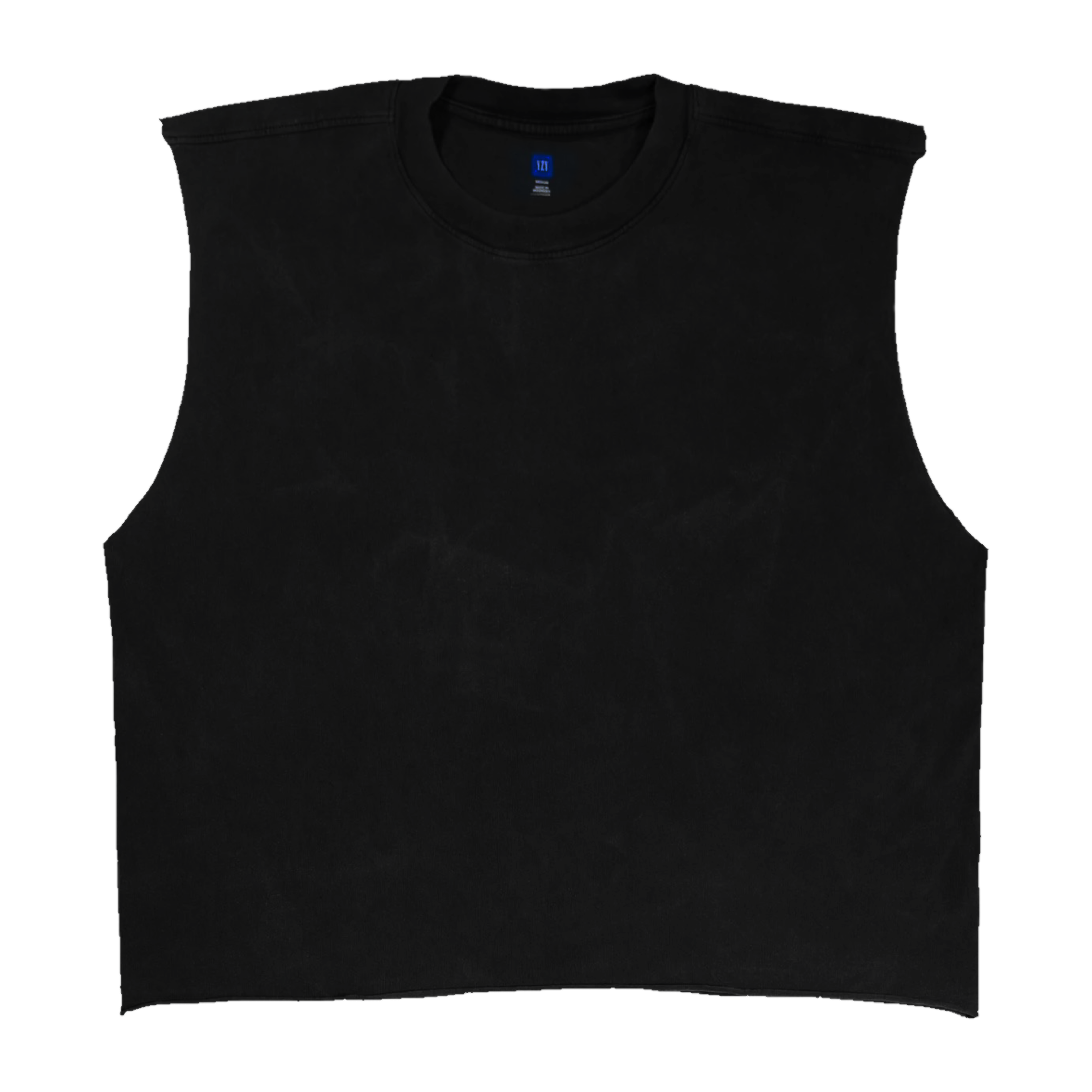 YZY GAP MUSCLE CROP TEE BLACK (ORIGINAL)