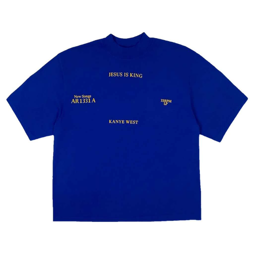 JESUS IS KING VINYL ALBUM TEE