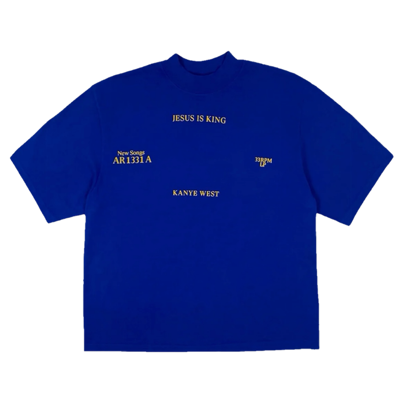 JESUS IS KING VINYL ALBUM TEE