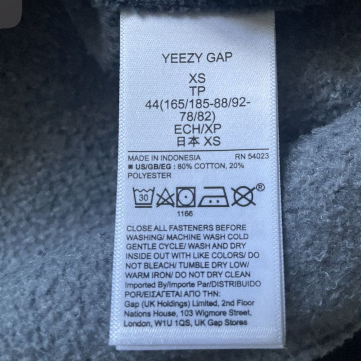 YZY GAP YOKE TEE BLUE (ORIGINAL)