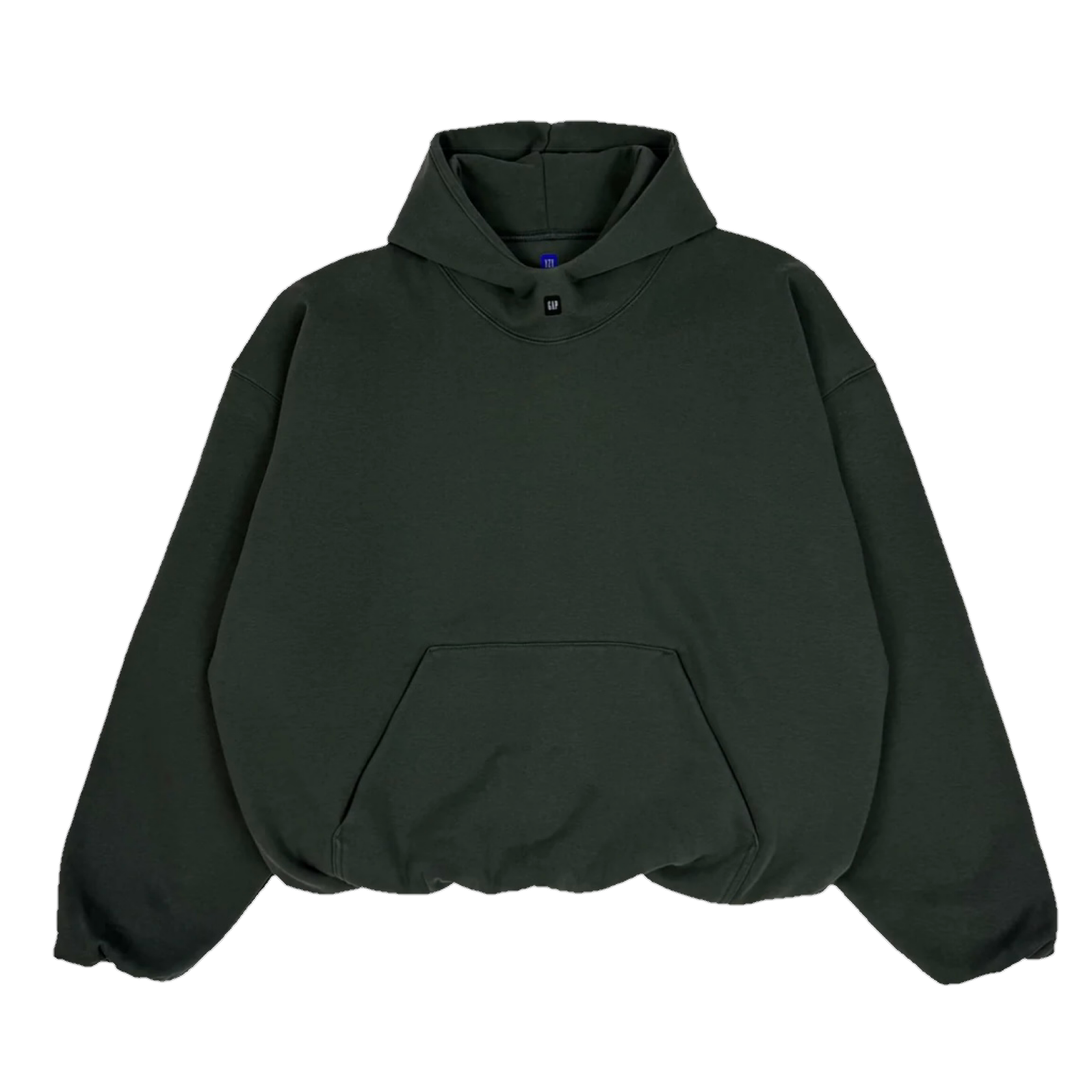 YZY GAP BALENCIAGA LOGO HOODIE DARK GREEN (ORIGINAL)
