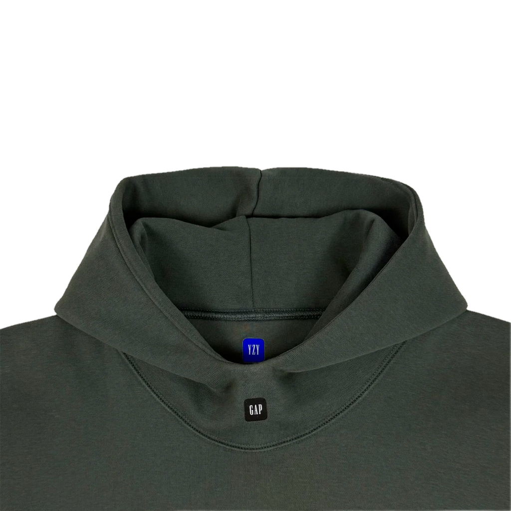 YZY GAP BALENCIAGA LOGO HOODIE DARK GREEN (ORIGINAL)