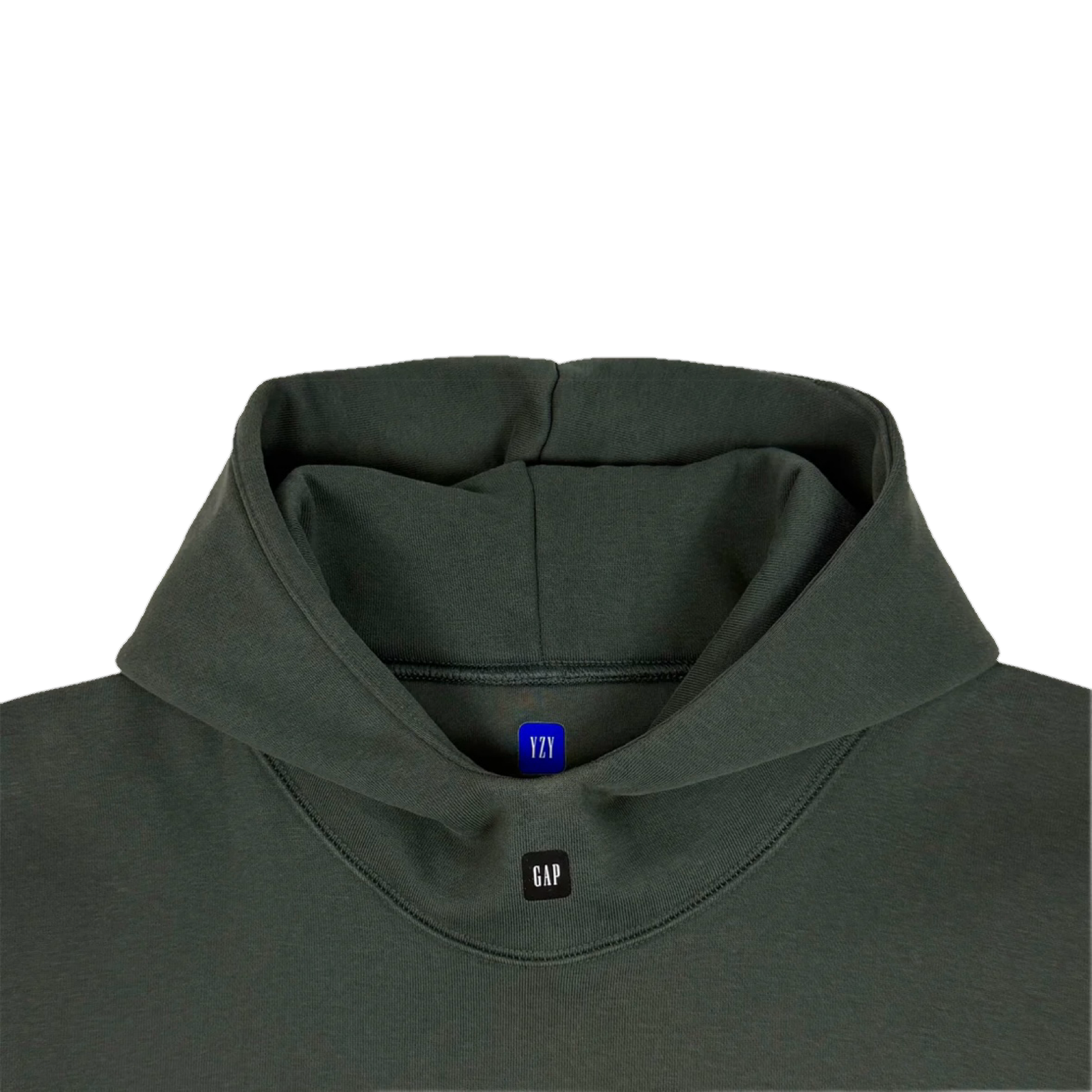 YZY GAP BALENCIAGA LOGO HOODIE DARK GREEN (ORIGINAL)