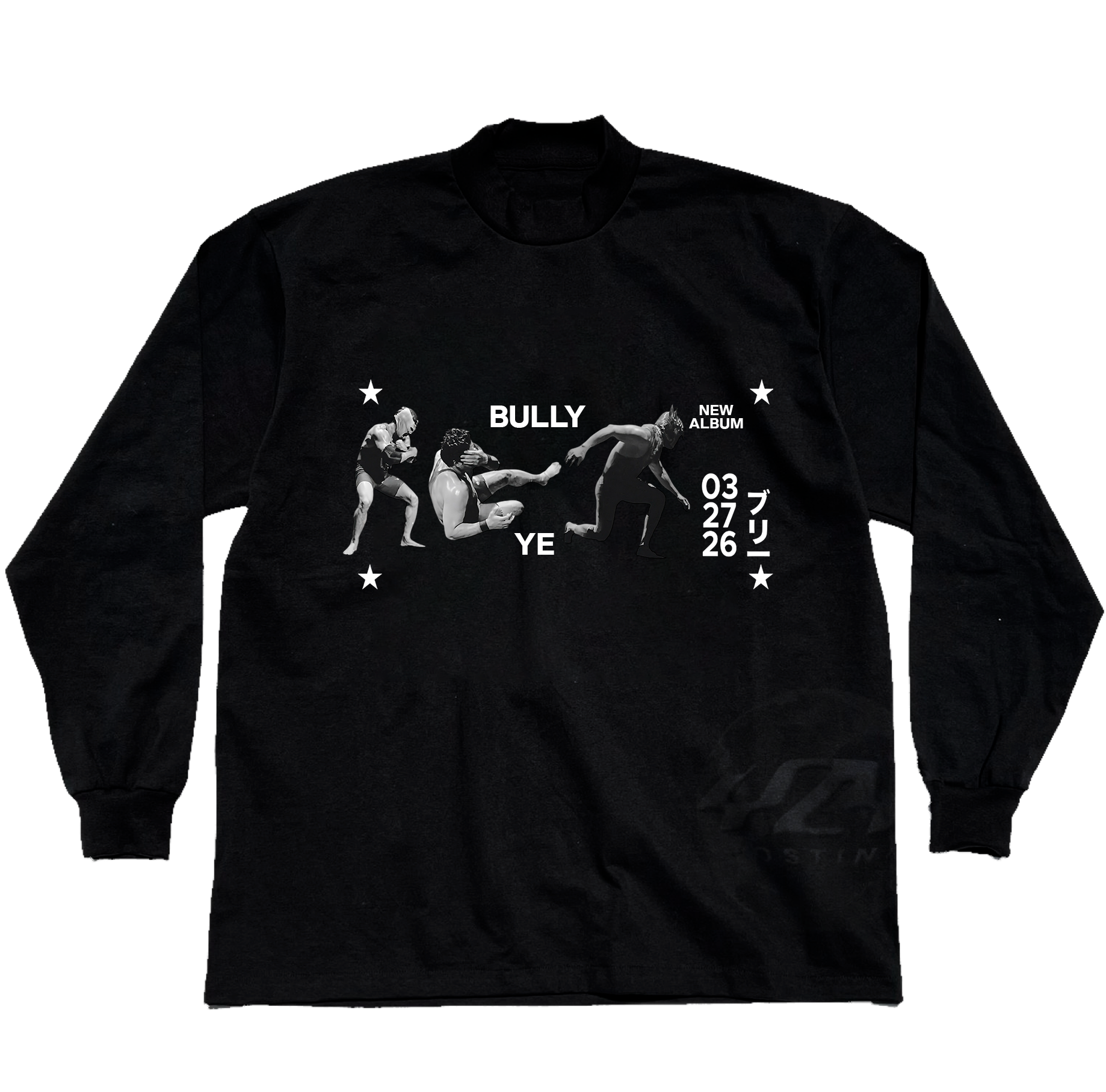BLACK POSTER BULLY LONG SLEEVE