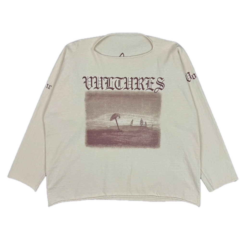VULTURES COVER LONG SLEEVE WHITE (ORIGINAL)