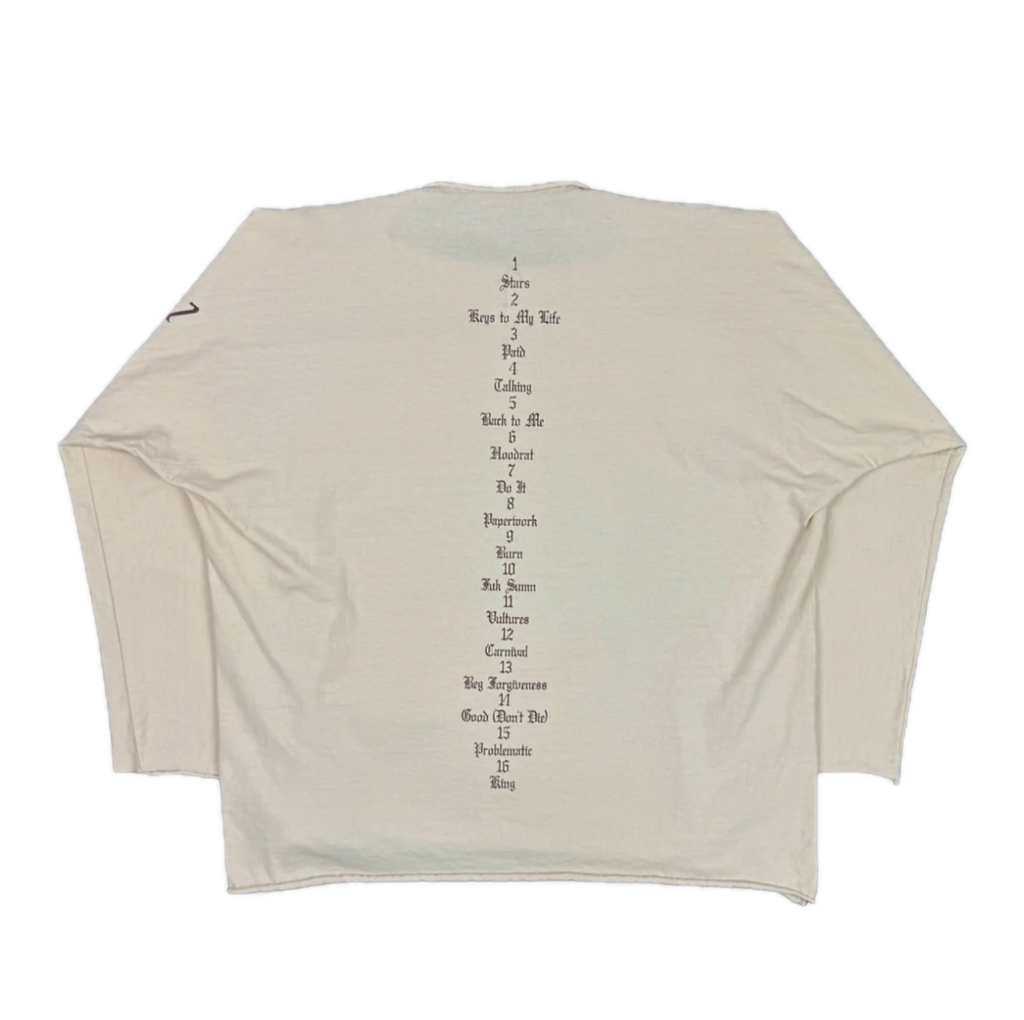 VULTURES COVER LONG SLEEVE WHITE (ORIGINAL)