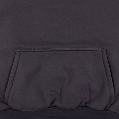 YZY GAP BALENCIAGA LOGO SHRUNKEN HOODIE DARK GREY (ORIGINAL)