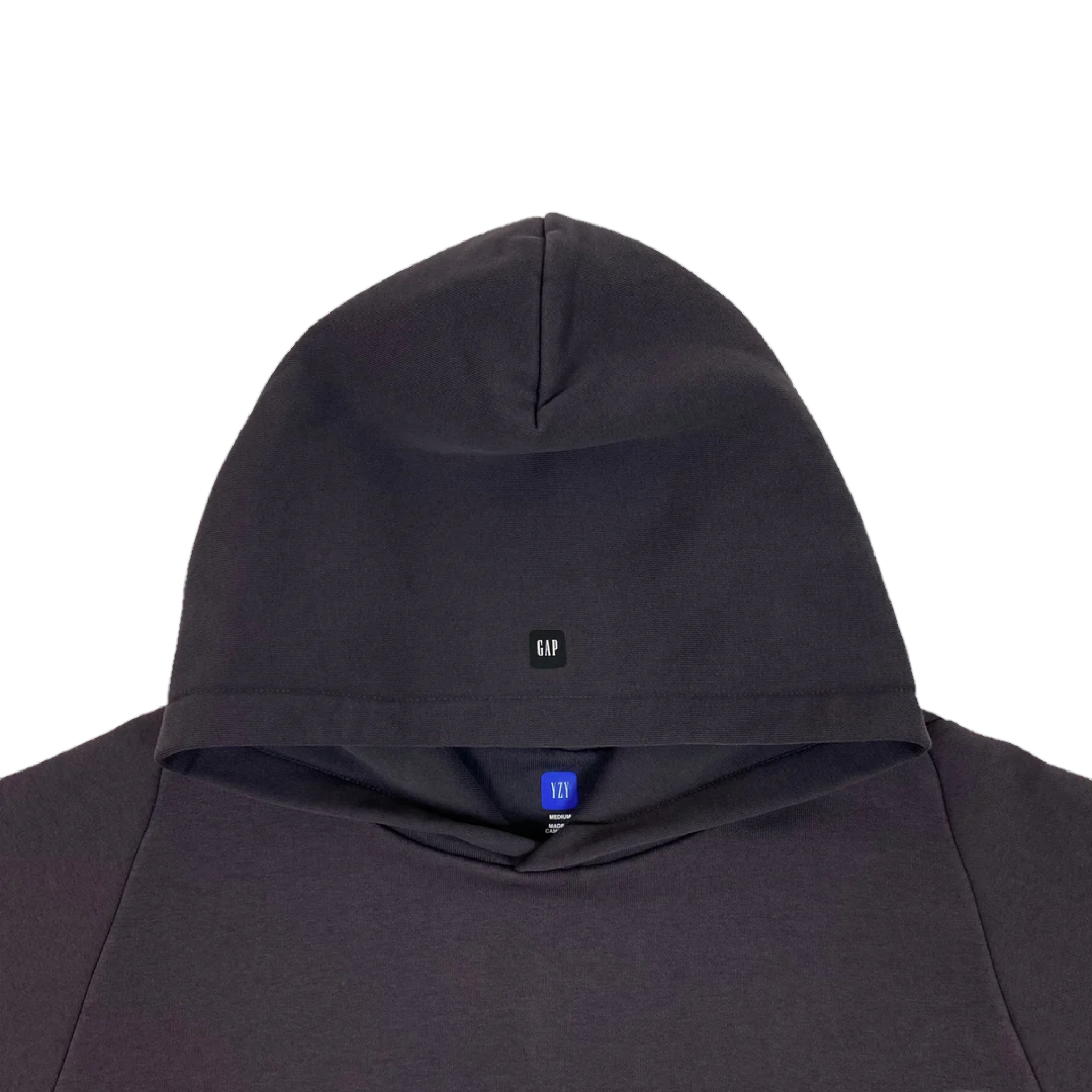 YZY GAP BALENCIAGA SHRUNKEN HOODIE DARK GREY (ORIGINAL)