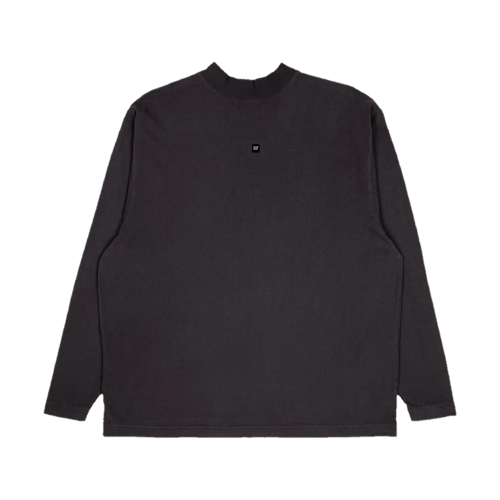 YZY GAP LOGO LONG SLEEVE DARK GREY (ORIGINAL)