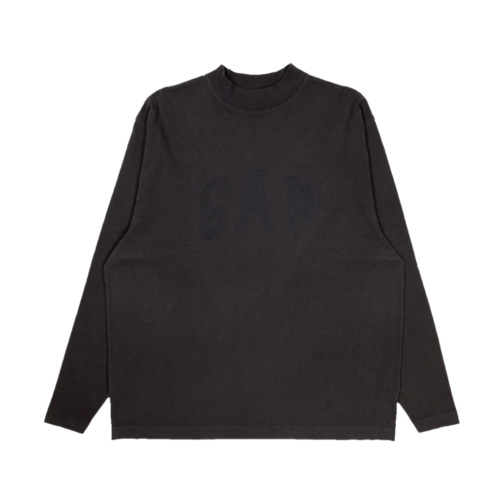 YZY GAP DOVE LONG SLEEVE TEE DARK GREY (ORIGINAL)