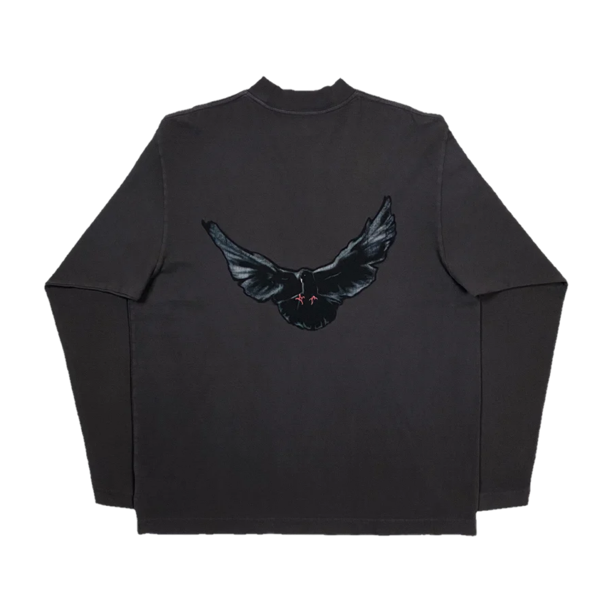YZY GAP DOVE LONG SLEEVE TEE DARK GREY (ORIGINAL)