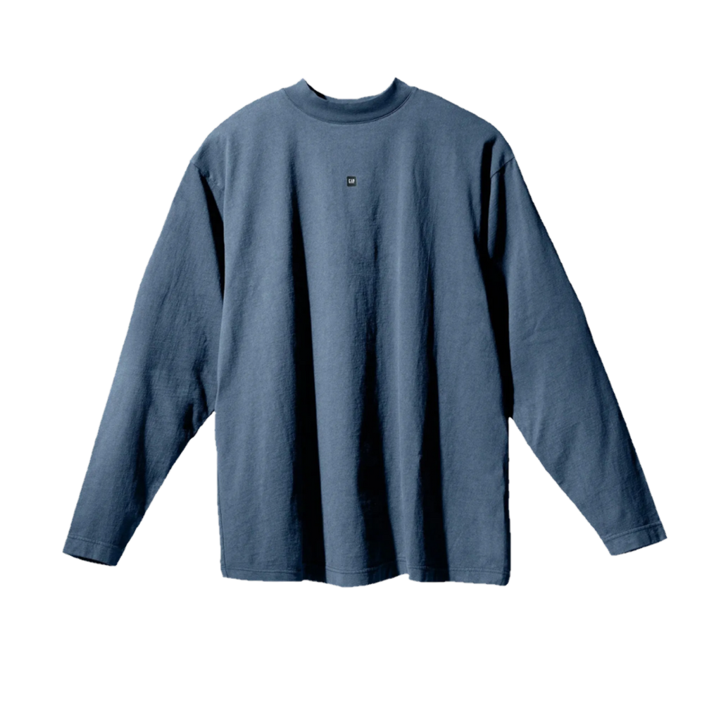 YZY GAP LOGO LONG SLEEVE DARK BLUE (ORIGINAL)