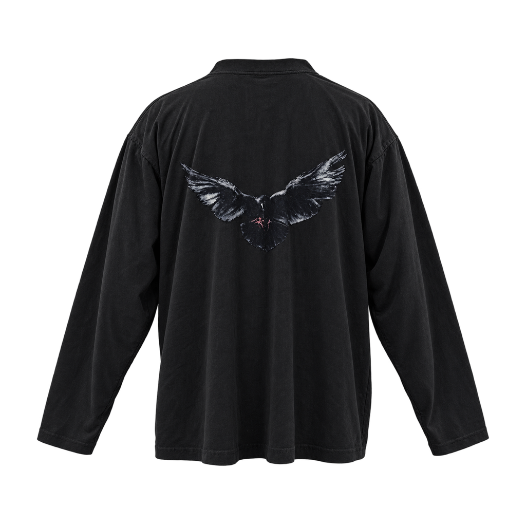 YZY GAP DOVE LONG SLEEVE TEE BLACK (ORIGINAL)
