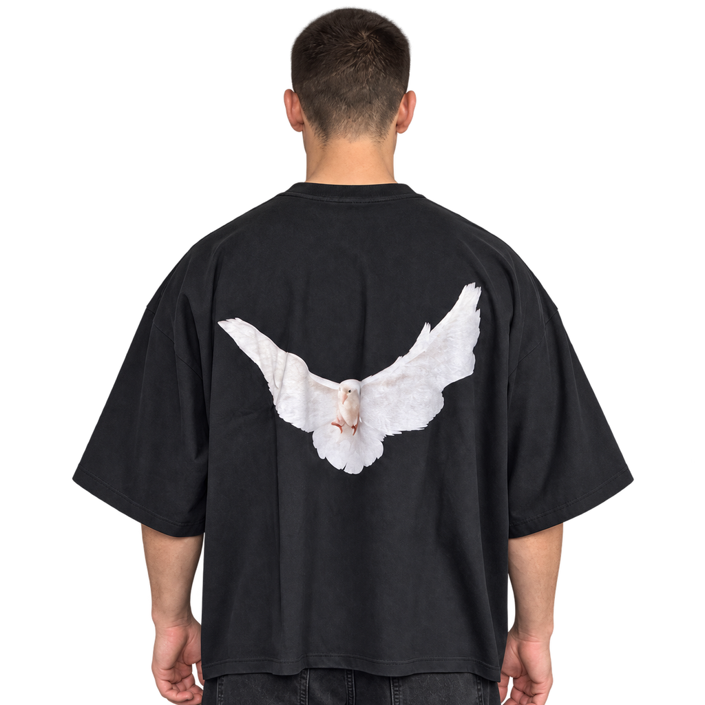 YZY GAP DOVE NO SEAM TEE BLACK (ORIGINAL)
