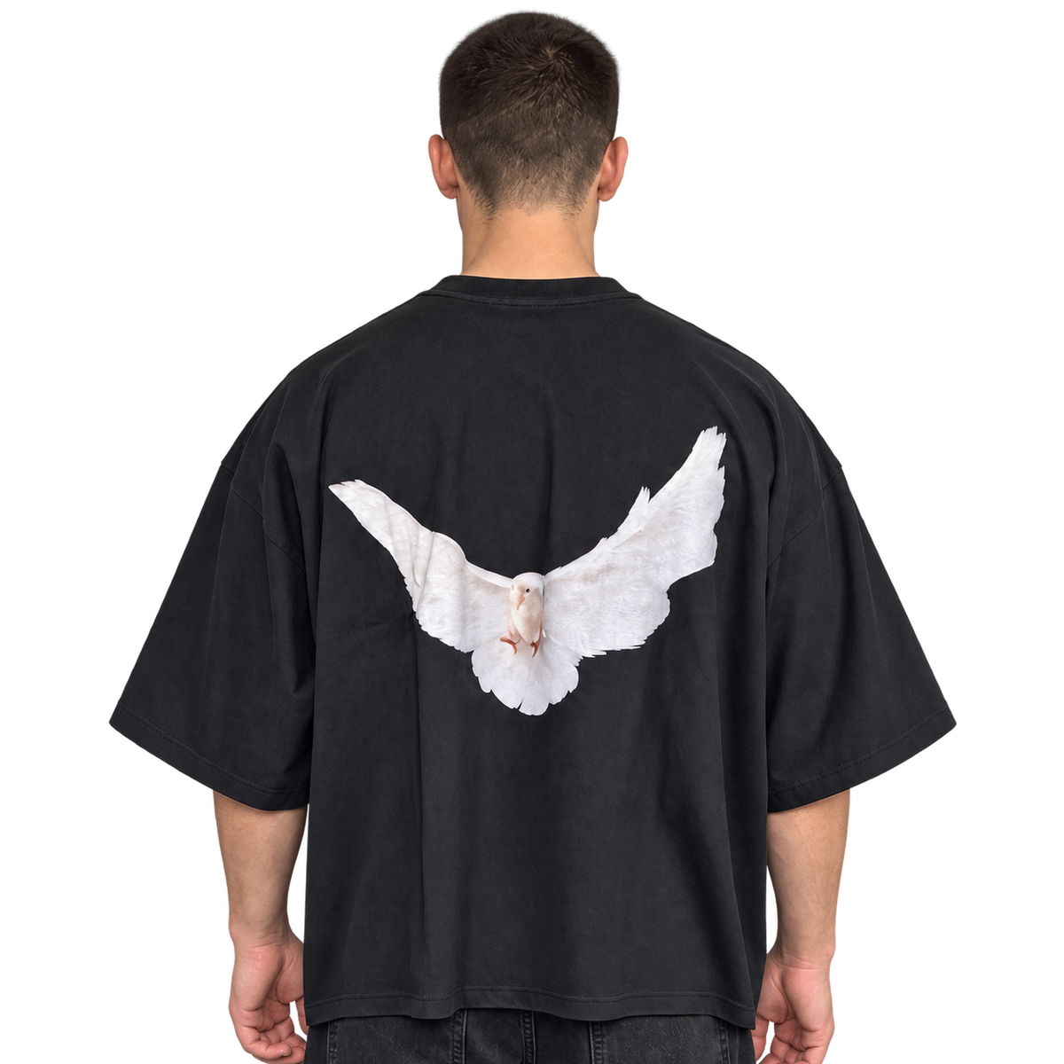 YZY GAP DOVE NO SEAM TEE BLACK (ORIGINAL)